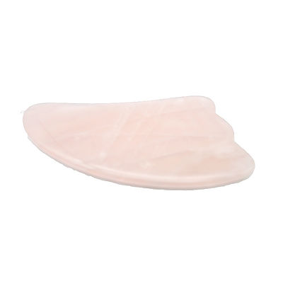 9.5*5.5cm Natural Stone Gua Sha Tool Rose Quartz/Amethyst/White Jade Massage Tool for Body Massage