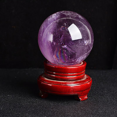 3-5/Appect Natural Amethyst Ball Fengshui Decoration Gemstone Sphere for Home and Office Decoration