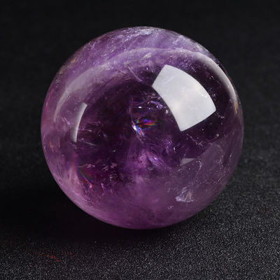 3-5/Appect Natural Amethyst Ball Fengshui Decoration Gemstone Sphere for Home and Office Decoration