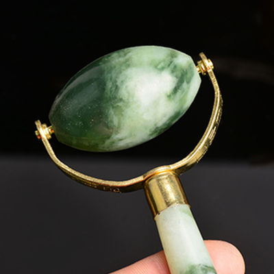 Massage Jade Gua Sha Ice Roller for Face Natural Stone Xiuyan Jade Guasha Roller