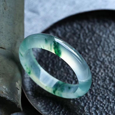 OEM/ODM Acepptable Jewelry Decoration Natural Jade Ice Jade Bracelet Emerald Green Women Jade Crystal Stone Bracelet