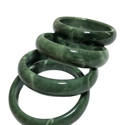 Natural Emerald Green Bracelet And Jadeite Jade Bracelet For Men And Women Beauty With Love Theme From Gemstone