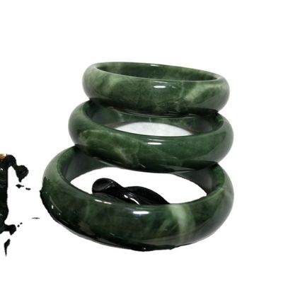 Natural Emerald Green Bracelet And Jadeite Jade Bracelet For Men And Women Beauty With Love Theme From Gemstone