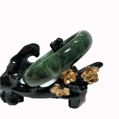Natural Emerald Green Bracelet And Jadeite Jade Bracelet For Men And Women Beauty With Love Theme From Gemstone
