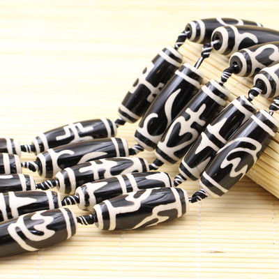 Old Tianzhu Lezi Barrel Bead Bodhi Accessories for Necklace Specially Handpicked by Tibetan Artisans