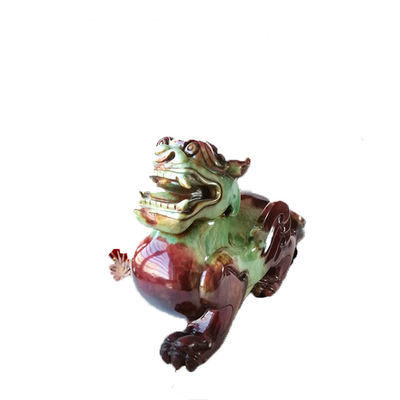 Feng Shui Style Natural Jade Carving Pixiu Statue Perfect for Decorating Your Home