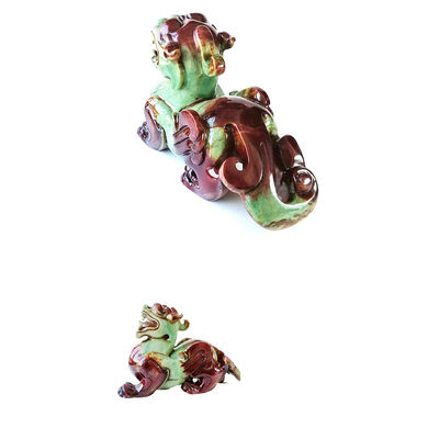 Feng Shui Style Natural Jade Carving Pixiu Statue Perfect for Decorating Your Home