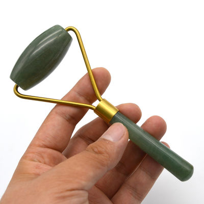 Green Aventurine Massage Jade Facial Roller Set for Face Neck and Eye Massage Benefits