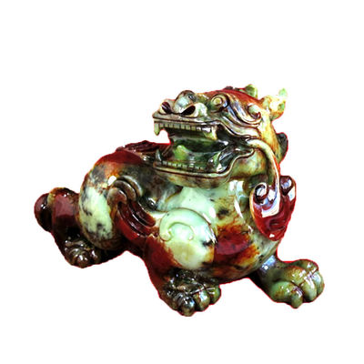 Customized Quartz Crystal Pixiu Carving Statue for Feng Shui OEM/ODM Accepted