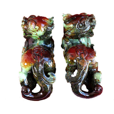 Customized Quartz Crystal Pixiu Carving Statue for Feng Shui OEM/ODM Accepted