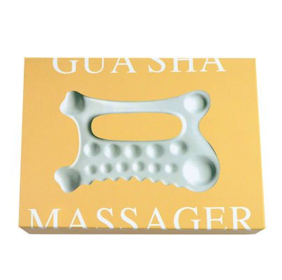 Customized Logo Availabled Korean Beauty Product Face Skin Head Scalp Hand Foot Ceramic Health Care Tool Guasha Massager