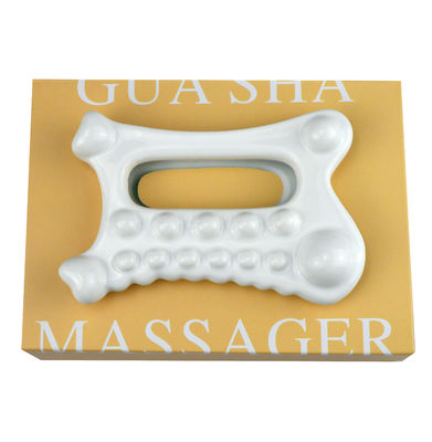Customized Logo Availabled Korean Beauty Product Face Skin Head Scalp Hand Foot Ceramic Health Care Tool Guasha Massager