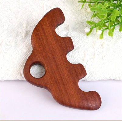 11.7*5.8cm Wooden Scalp Care Massage Comb Body Acupoint Pressing Massage Tool Meridian Dredging Gua Sha Massage Brush