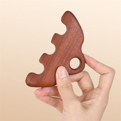 11.7*5.8cm Wooden Scalp Care Massage Comb Body Acupoint Pressing Massage Tool Meridian Dredging Gua Sha Massage Brush
