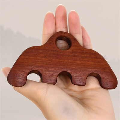 11.7*5.8cm Wooden Scalp Care Massage Comb Body Acupoint Pressing Massage Tool Meridian Dredging Gua Sha Massage Brush