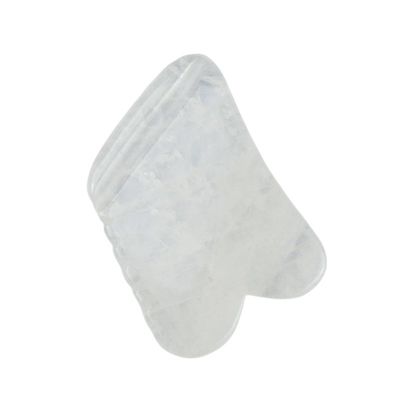 Clear Quartz Gua Sha Massage Board Stone Natural Crystal Guasha Healing Stone Facial Beauty Body Spa Tool for Body Massage