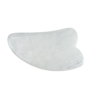2024 Horn Shape Clear Quartz Gua Sha Scraping Massage Board The Must-Have Body Massage Equipment for Health Wellness