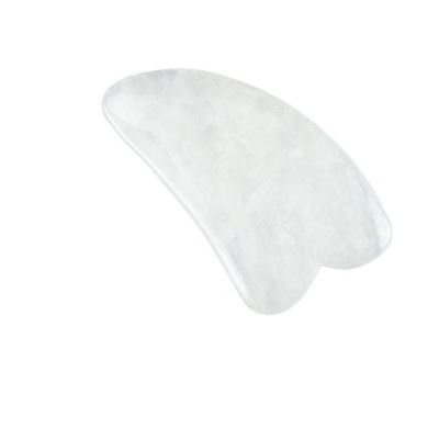 2024 Horn Shape Clear Quartz Gua Sha Scraping Massage Board The Must-Have Body Massage Equipment for Health Wellness