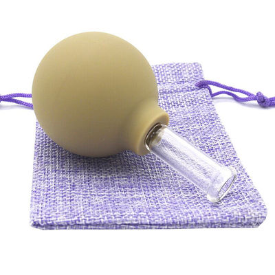 96mm Height Chinese Traditional Glass Cupping Massage Therapy Vacuum Cupping Machine for Face Safe and Effective Therapy