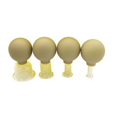 96mm Height Chinese Traditional Glass Cupping Massage Therapy Vacuum Cupping Equipment Set Kit for Back Shoulder Leg Body