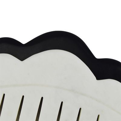 Customized Logo Availabled and 2024 Chinese Natural White Jade Gua Sha Scraping Comb Guasha Stone Head Spa Massager Scraping