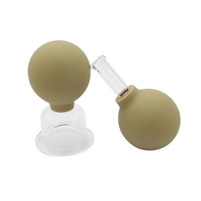 96mm Height Chinese Traditional Glass Cupping Massage Therapy Vacuum Cupping Equipment Set Kit for Back Shoulder Leg Body