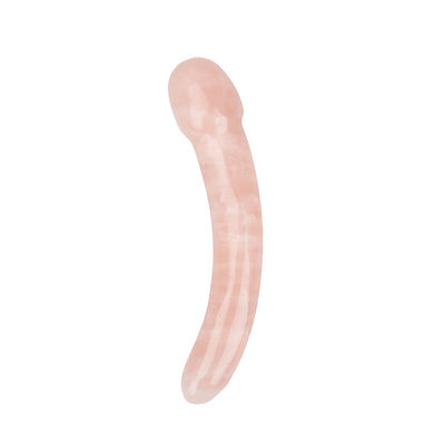 Relaxing Rose Quartz Body Massage Yoni Stick Handmade for Natural Body Relaxation and Musical Function