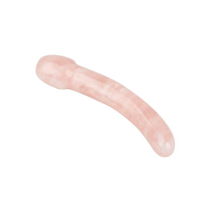Relaxing Rose Quartz Body Massage Yoni Stick Handmade for Natural Body Relaxation and Musical Function