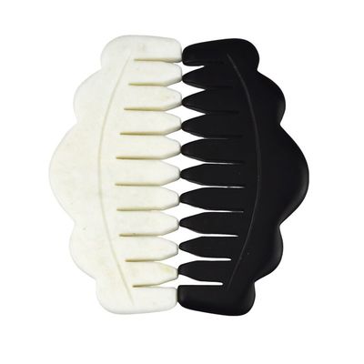 Body Massager Best Products 2024 Mini Natural Black Bian Stone Gua Sha Hair Scalp Massage Comb Guasha Massager for Face Body Scrapper