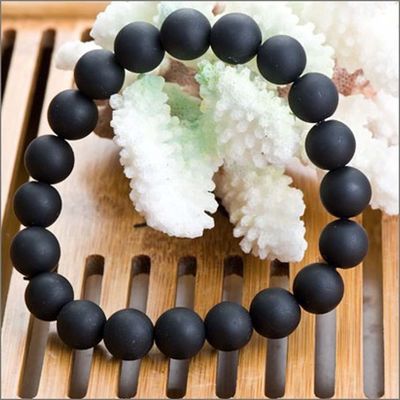 Feng Shui Style Genuine SI-bin Bian-Stone Loose Beads Bracelet for Stone Scrapping Theme