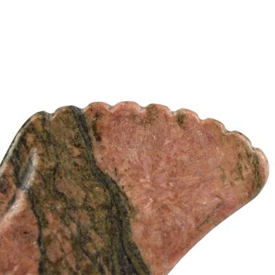 Manual Massager Natural Rhodonite Jasper Stone Gua Sha Scraping Board Guasha Facial Beauty Body Massage Tool Skin Care Relax