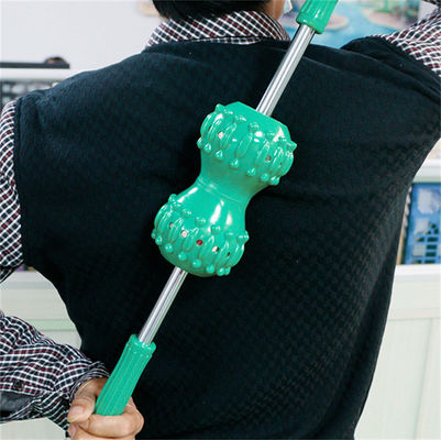 PVC Strong Magnetic Double Ball Back Massager Body Meridian Massage Roller Manual Acupoint Stick Professional Service Advantage