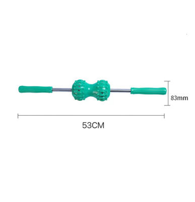 PVC Strong Magnetic Double Ball Back Massager Body Meridian Massage Roller Manual Acupoint Stick Professional Service Advantage
