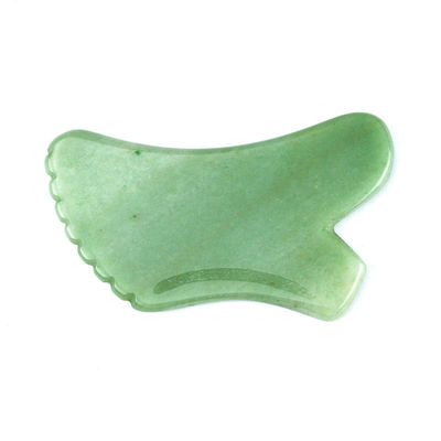 Body Massage for Skin Care Natural Green Aventurine Jade Gua Sha Custom Logo Guasha Facial Beauty Tool to Reduce Wrinkles