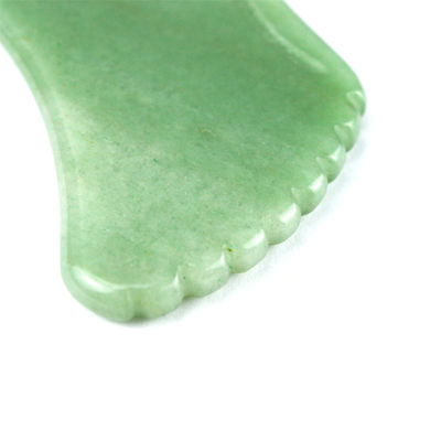 Body Massage for Skin Care Natural Green Aventurine Jade Gua Sha Custom Logo Guasha Facial Beauty Tool to Reduce Wrinkles