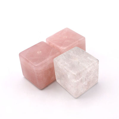 Art Collectible Natural Crystal Stick Holder Square Incense Holder with Engraving