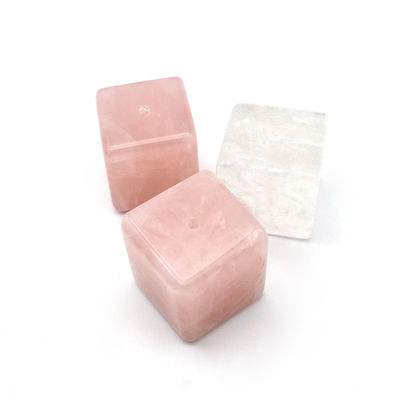 Art Collectible Natural Crystal Stick Holder Square Incense Holder with Engraving