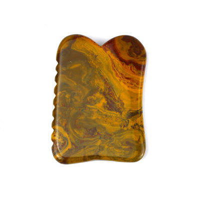 Massager Custom Logo Mookaite Body Massage Tools For Beauty Guasha Stone Scrapping for Facial Lifting and Lymphatic Drainage