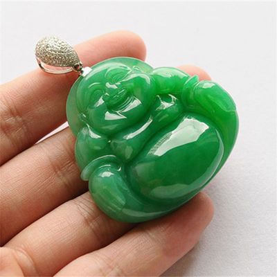 Technique Polished Grade Natural Carved Laughing Buddha for Pendant Art Collectible