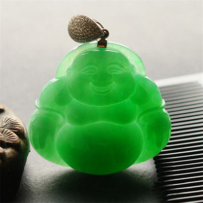 Technique Polished Grade Natural Carved Laughing Buddha for Pendant Art Collectible