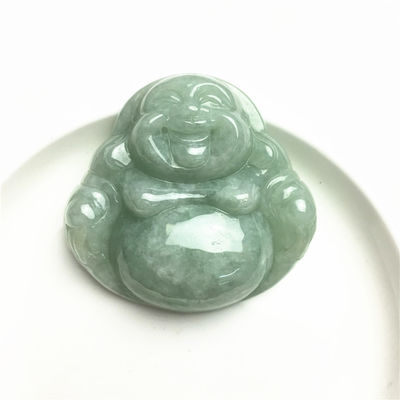 Decoration Jade Buddha Carving Pendant for Necklace Laughing Buddha Online