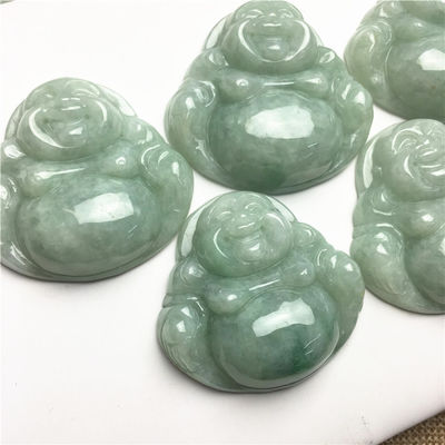 Decoration Jade Buddha Carving Pendant for Necklace Laughing Buddha Online