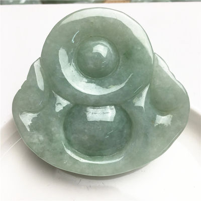 Decoration Jade Buddha Carving Pendant for Necklace Laughing Buddha Online