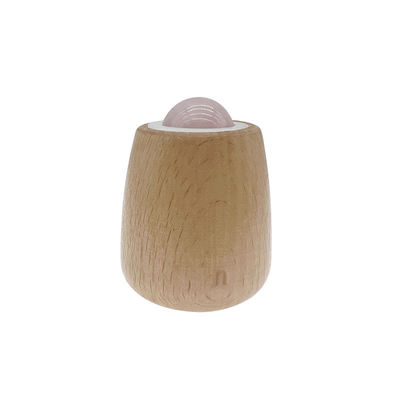 Customizable Jade Massage Ball Wooden Handle Jade Roller for Body Massage and Neck/Facial Gua Sha Stress Relief Tool