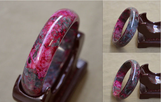 Natural Xiuyan Jade Peach Jade Bracelet Gender Women' PORTABLE for Women