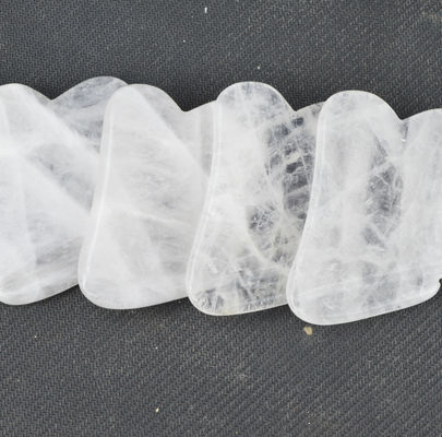 Clear Quartz Gua Sha Scraping Board for Facial Neck Full Body Skin Massage Muscle Massage Functionality