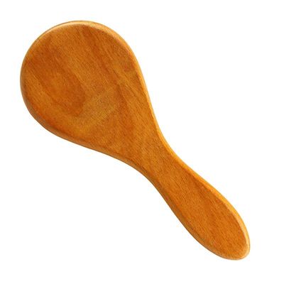 Natural Soft Bristles Wool Dry Brush Wooden Handle Baby Hair Brush Custom LOGO Facial Body Cleaning Bath Tool for Skin Massage