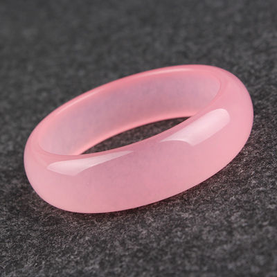 Art Collectible Pink Hibiscus Bracelet Natural Violet Jade Bracelet A Grade Jade Jewelry Bracelet Women