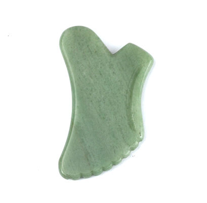 Green Aventurine Guasha Gua Sha Face Tool Mode No abkgs-038 For Effective Lymphatic Drainage And Skincare