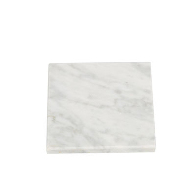 Regional Feature Marble Natural Round Square Hexagon White Cup Mat Coffee Tea Coasters for Drink Mats Pads Home Kitchen
